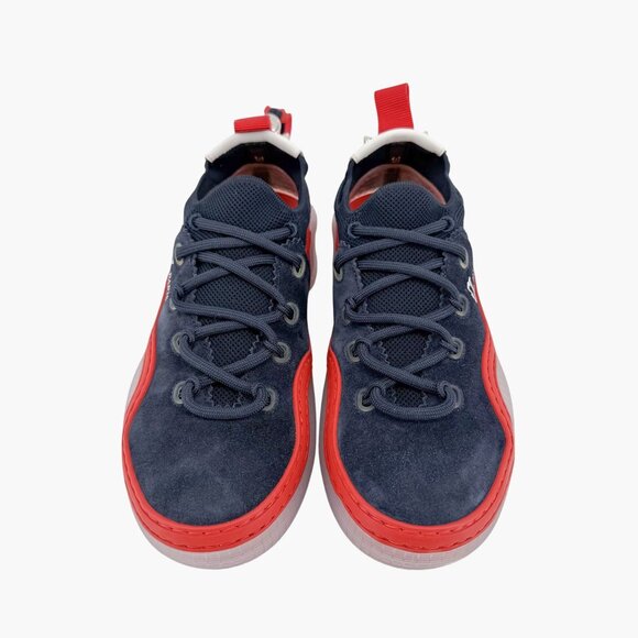 Christian Louboutin Arpoador Navy Blue Suede Sock Sneakers Size 37 US 7 Women's - Picture 3 of 16